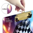 thumbnail image 6 of FORMRS Acrylic Clipboard with Low Profile Clip Standard A4 Letter Size, 12.5" x 9", Racing Flag, 6 of 8