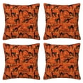 thumbnail image 2 of Halloween Throw Pillow Covers, halloween elements cat Square Pillow Cases with Invisible Zipper for Halloween Decorations, Farmhouse Halloween Decor 20x20, 2 of 7