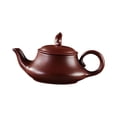 thumbnail image 2 of Tetera de Arcilla Púrpura, Tetera de Kung Fu Coleccionable con Tapa Y Mango Lateral, Tetera de Gongfu, Diseño Elegante para El Hogar de La Casa de Té Estilo D, 2 of 8