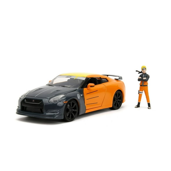Jada Toys Naruto - 2009 Nissan GTR w/ Naruto Fig