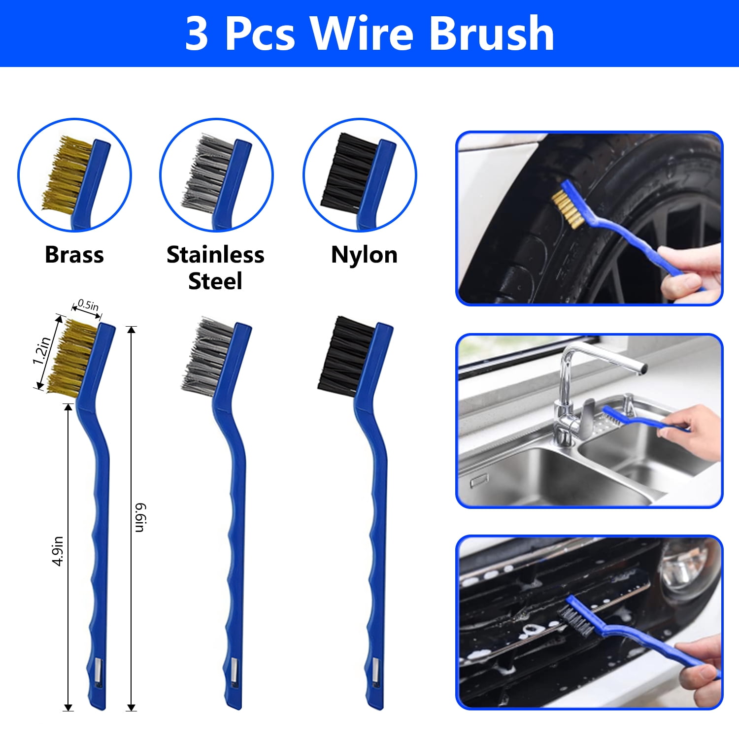 33Pcs Car Detailing Kit,Car Detailing Brush Set,Car Windshield Cleaning Tool,Professional Car Care kit - Car Wash Brush kit for Interior,Exterior,Wheels