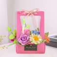 thumbnail image 3 of Juego de 2 Cestas de Flores de Fieltro para Bricolaje, Kit de Artesanía Floral para Fiesta en Casa rosa de colores rosa rosa Macarena Cesta de flores artesanal, 3 of 8