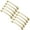 Golden, variant on HDJNal 10Pcs Pink Cabinet Knobs, Aluminum Alloy Kitchen Cabinet Drawer Dresser Cupboard Bathroom Pulls Handles Hardware for Cabinet, Drawer,Wardrobe and Closets,96mm