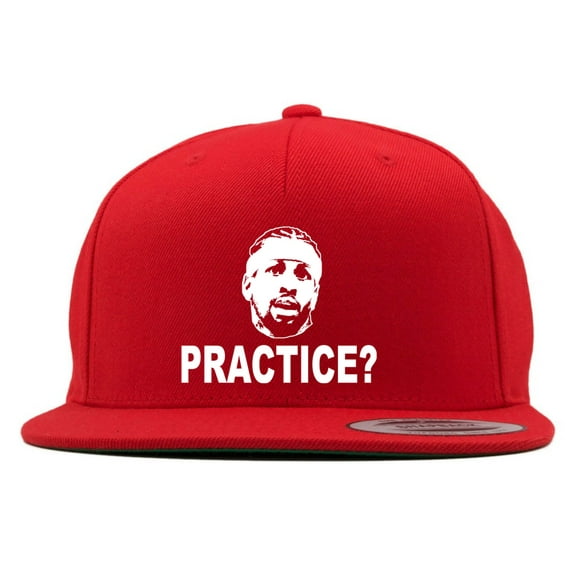 Snapback Allen Iverson We Talkin Bout Practice Philadelphia Hat