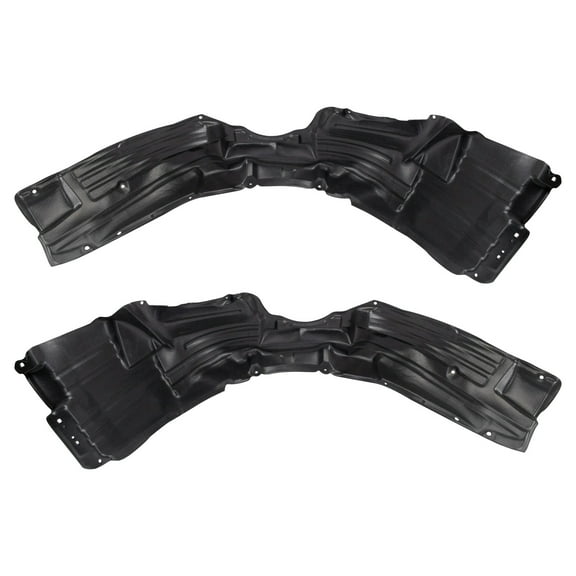 TRQ Front Inner Fender Liner Set Fits Select 2011-2014 Toyota Sienna TO1248163 TO1249163