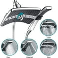 BRIGHT SHOWERS Dual Shower Head Combo Set, Handheld Showerhead Rainfall