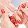 thumbnail image 4 of EXLEAF 2 Pcs Nail Cleaning Cuticle Stick,Stainless Steel,Cuticle Pusher Remover Dead Skin Polish Peeler Cutter,Professional Pedicure Nail Art Care Portable Nails Cleaning Tool, 4 of 6