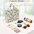thumbnail image 5 of FORMRS Womens Corduroy Tote Bag Crossbody Shoulder Handbag with Pocket, Leaves Pattern, 5 of 7