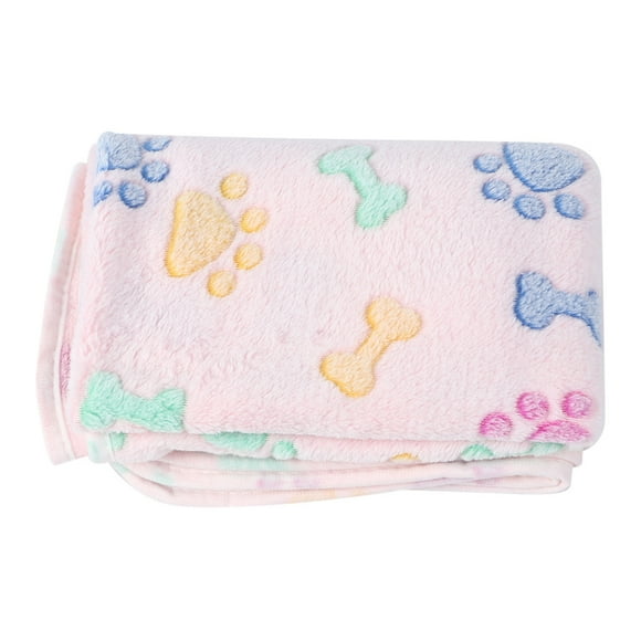 Pet Blanket,Warm Paw Bone Pattern Pet Winter Blanket Dog Blanket Built for Professionals
