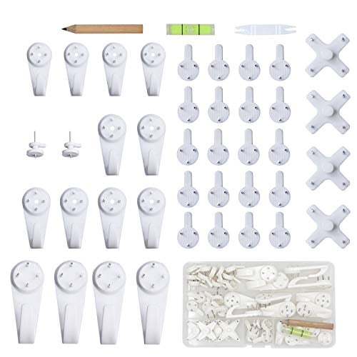 50Pcs Non Trace Invisible Hardwall Picture Hook Wall Hanging Hooks Hanger 