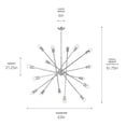 thumbnail image 6 of Kichler Lighting - Armstrong - 16 Light Large Chandelier In Mid-Century Modern, 6 of 7