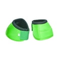 thumbnail image 3 of 2Pcs Horse Bell Boots Horse Care Boot Anti Shock Oxford Fabric Lightweight Easily Put on and Take Off Hoof Protection for Riding and Turnout Green, 3 of 8