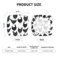 thumbnail image 6 of Uemuo Retro Rooster Pattern Waterproof Square Couch Cushion Covers, Magic Sofa Covers Washable, Stretch Sofa Seat Cushion Slipcovers, 6 of 9
