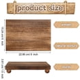 thumbnail image 3 of Jabonera de cocina con pedestal de madera Amyhill, color marrón oscuro, 3 of 7
