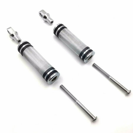 Rear Footpeg Peg - HTT- Style 216-096- Motorcycle Chrome Front & Rear Footpeg Foot Pegs Footrest For 1984-2017 All Harley-Davidson (Road King/ Street Glide/ CVO)