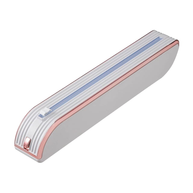Plastic Wrap Dispenser with Cutter Plastic Wrap Dispenser with Cutter Aluminum Foil Dispenser Refillable Wrap Dispenser Plastic Food Wrap Dispenser Cling Film Dispenser.