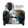 thumbnail image 4 of Easygdp Animals Driving Police Car Print Elastic and Washable Suitcase Protective Cover with Hidden Zipper Fits 18-32 inch Luggage -X-Large, 4 of 9