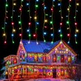 thumbnail image 1 of Guirnalda de luces Kemooie para exteriores, 400 LED, 8 m x 1 m, multicolor, 1 of 6