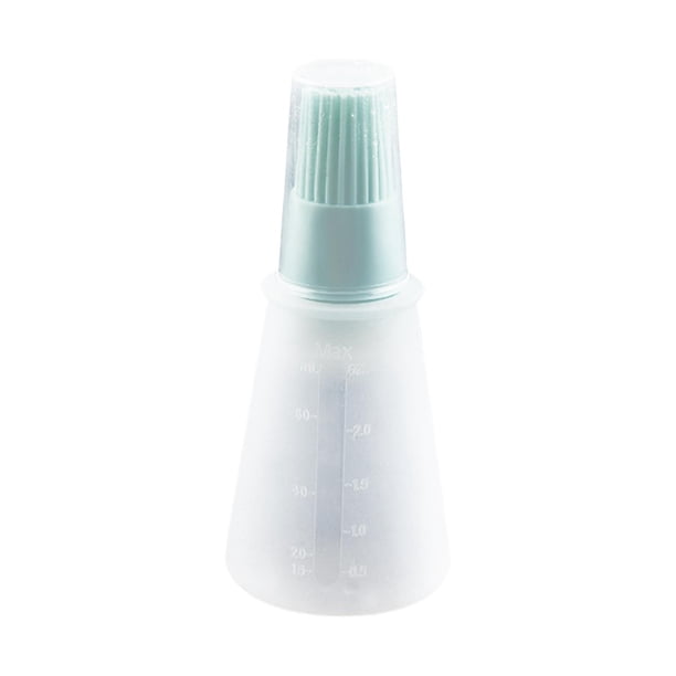 Pinceles para /pastelería, Botella Dispensadora de Aceite de Repostería para Asar de Silicona de Grado Alimenticio, Cepillo de Sunnimix Cepillo de botella de aceite de silicona