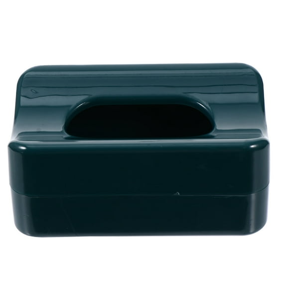 Soimiss 1Pc Lightweight Green Nail Powder Storage Box Plastic Case for Nail Salon Glitter