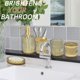 thumbnail image 5 of Juego de accesorios de baño Towoaafu Amber Glass, 5 piezas, 5 of 7