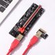 thumbnail image 5 of VER009Splus Tarjeta adaptadora PCI Express Riser PCIe 1X a 16X SATA 15P a 6P, 5 of 9