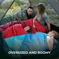thumbnail image 5 of TETON Sports Celsius XL Sleeping Bag – Cold Weather 20*F, All-Season Camping Gear with Mummy Hood, Draft Tubes & Compression Sack – Fits Adults up to 6'6", Ivy Green, 5 of 6