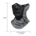 thumbnail image 5 of NIBOLOG Cycling Face Guard High Elasticity Moisture Absorbing Anti UV Sun Nylon Fitness Sports Neck Cover Outdoor Sports, 5 of 7