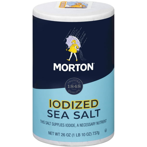 Morton AllPurpose Iodized Sea Salt Textured Sea Salt for Cooking