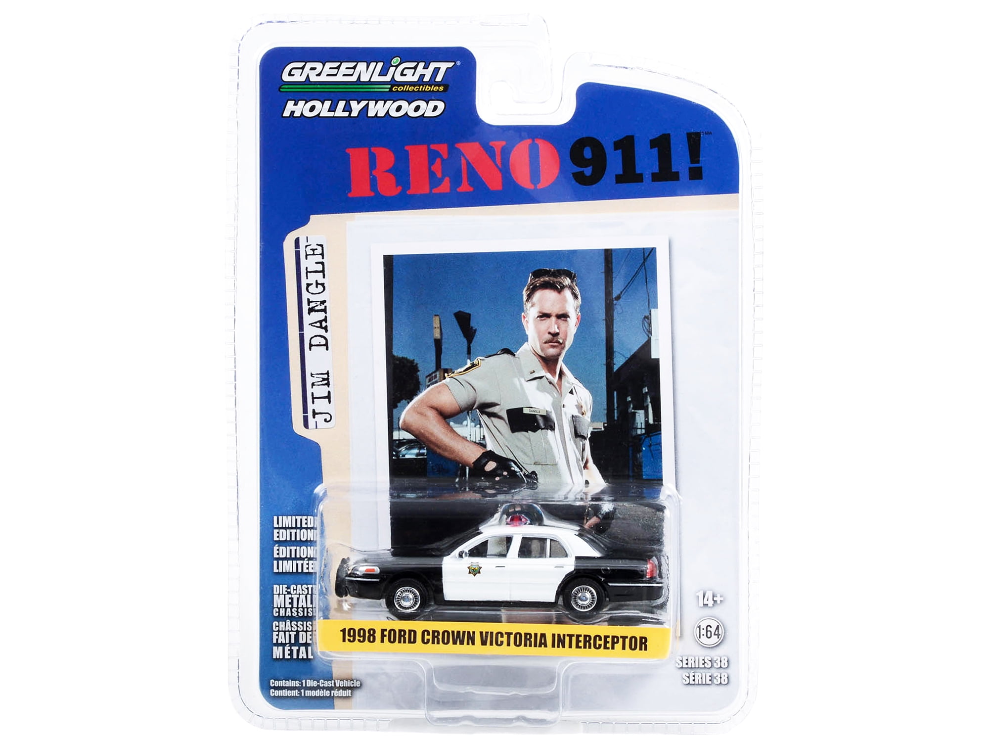 1998 Ford Crown Victoria Police Black & White Reno Sheriff's Dept