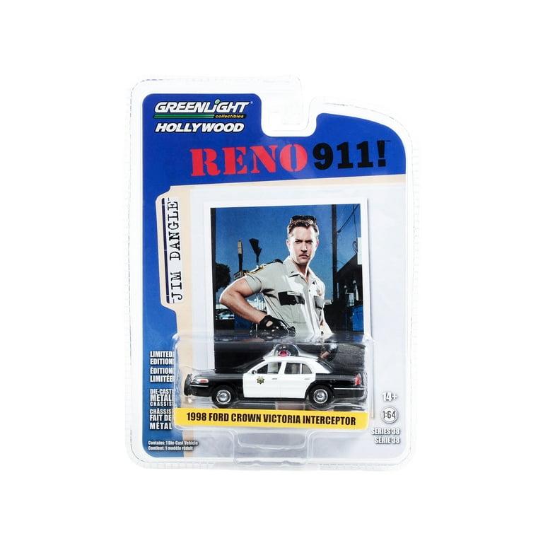 1998 Ford Crown Victoria Police Black & White Reno Sheriff's Dept