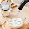 thumbnail image 2 of Wireless Portable Electric Hand Mixer 5-Speed Adjustable USB Rechargeable Whisk with Food-Grade Stainless Steel Beaters for Home Baking Cake Batter Cream Cookie Dough Egg Mixing Lightweight, D, 2 of 4