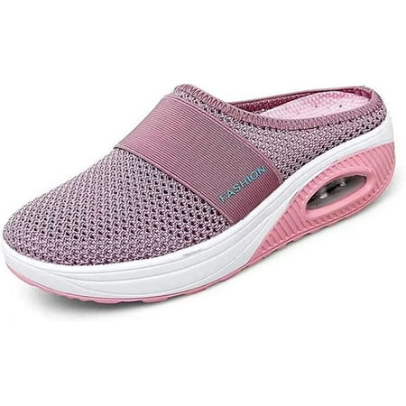 

HOKILAW Sevensmz Shoes Women Walking Shoes Air Cushion Slip-On Shoes-Orthopedic Diabetic Walking Shoes Mesh Sneaker Sandals