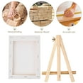 thumbnail image 4 of 1 Set Wooden Mini Artist Easel Wood Wedding Table Stand Display Holder Canvas, 4 of 8