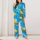 thumbnail image 2 of Fotbe Cute Car Cartoon Conjunto de Pijama de Manga Larga para Mujer con Estampado, Ropa de Dormir de 2 Piezas, Conjunto de Casa Suave y Cómodo con Bolsillos-X-Large, 2 of 7