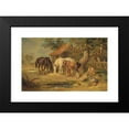 thumbnail image 2 of James Ward 18x13 Black Modern Framed Museum Art Print Titled - The Midday Meal (ca. 1835), 2 of 5