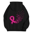 thumbnail image 7 of ZSQDM Women's Hoodies Sweatshirts Hoodie for Women Breast Cancer Awareness Hoodies for Women Ribbon Graphic Full Zip Up Sweatshirt Oversized Fleece Jackets Clothes Polyester (L), 7 of 7