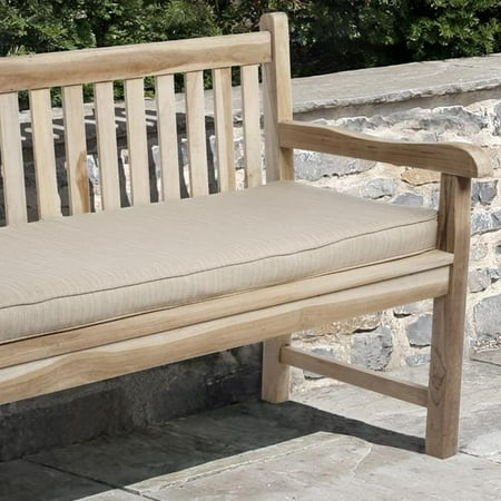 Humble And Haute Clara Indoor Outdoor Textured Beige Bench