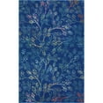 thumbnail image 1 of Unique Loom Blossom Floral Bright Color Area Rug 5'3 x 7' 10 Rectangle Blue/Gold, 1 of 2