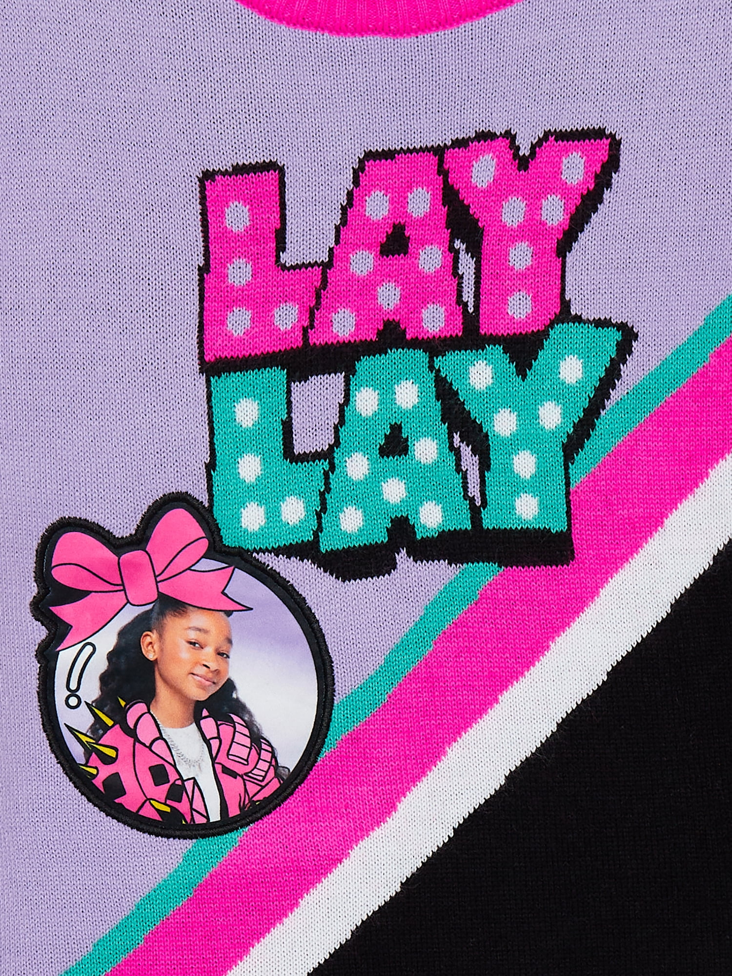 That Girl Lay Lay Girls Longsleeve Sweater Dress, Sizes 4-12