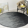 thumbnail image 2 of SAFAVIEH Vintage Leather Jarred Diamond Striped Area Rug, Light Grey/Black, 2'3" x 4', 2 of 10