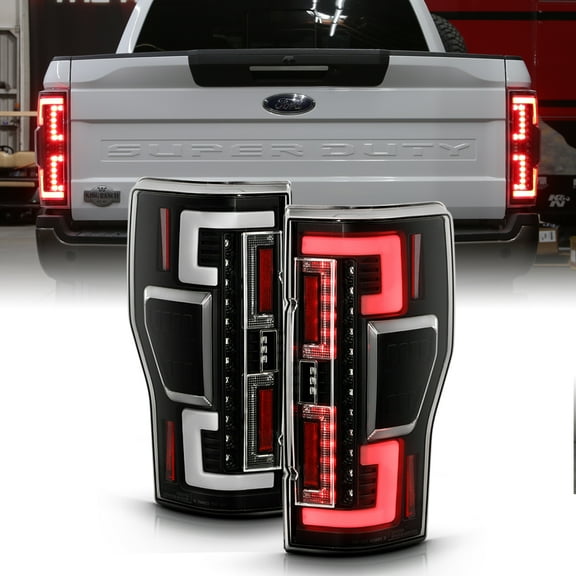 2020-2022 Ford F250 SuperDuty [LED & Blind Spot Type] Full LED Tail Lights Lamps