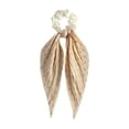 thumbnail image 1 of Pañuelo para el pelo, coletero, accesorio de moda para el cabello para mujeres y niñas, ideal como regalo de fiesta. Beige Amarillo, 1 of 10