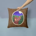 thumbnail image 2 of Carolines Treasures 7281PW1414 Trick or Treat Halloween Pug Fabric Decorative Pillow  14Hx14W multicolor, 2 of 4