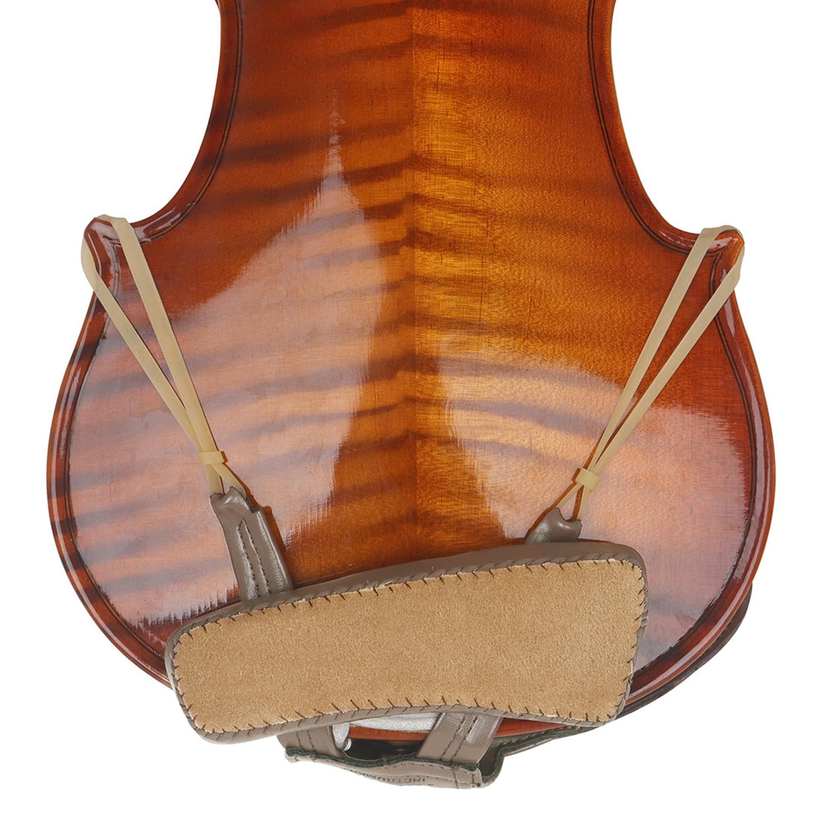LeeQinersw Violin Shoulder Rest Pad Cover Anti Slip Chin Protector Chinrest Pad for Musical style D