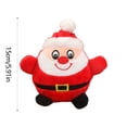 thumbnail image 3 of Gpaecead Pet Plush Toy, 2024 New Interactive Dog Toys Talking Moving Dog Ball Toy Washable Cartoon Pig Plush Sound Electronic Herding Ball for Dogs Shake Bounce Boredom Toys (Santa Claus), 3 of 6