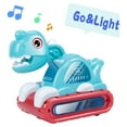 thumbnail image 2 of UNIH Baby Toys for 1 Year Old Boy Girl, Musical Dinosaur Car Crawling Developmental Toys with Sounds and Lights Toys for Infant 6-18 Months, 2 of 9