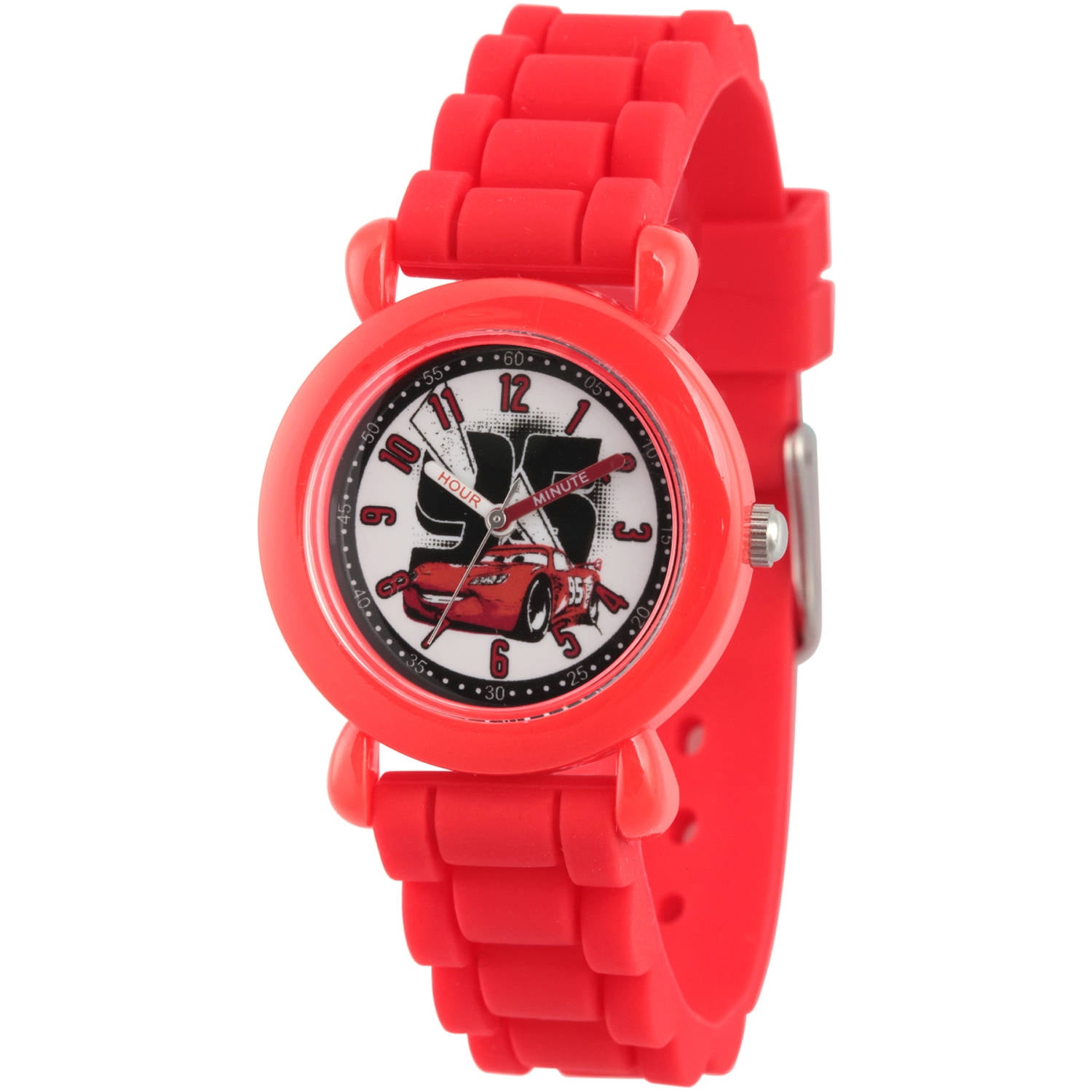 Disney Cars Lightning McQueen Boys� Red Plastic Time