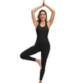thumbnail image 5 of Attraco Women Sports Tops Workout Crop Top with Built in Bra U Neck Ribbed Seamless Yoga Tank Tight Fit, 5 of 7