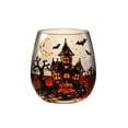 thumbnail image 2 of Halloween Wine Glasses, 15 Oz Stemless Wine Glasses, Halloween Party Drinking Glasses Clear Printed Glass Cup for Wine Cocktail Whiskey Holiday Home Party Use, 2 of 6
